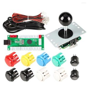 Game Controllers 1 Player Arcade Kit USB Encoder To PC Joystick Buttons For MAME Games & Raspberry Pi Retro Controller Part