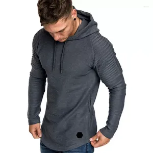 Männer Hoodies 2022 Marke Mode Herren Männer Einfarbig Mit Kapuze Dünnes Sweatshirt Hoodie Hip Hop Sportswear Trainingsanzug