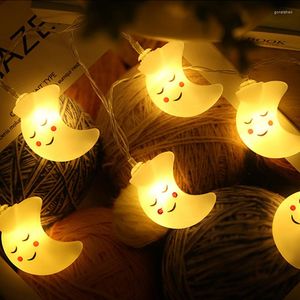 Strings zasilany baterią 1,5 m LED Star Moon Clouds Fairy Garland String Light