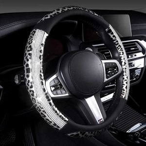 Steering Wheel Covers Microfiber Leather Cover 15inch Universal Fit For GOLF IV Variant Monster FOCUS II T221108