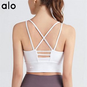 Yoga Outfits Fitness Supplies Alo Sports Bra Push Up Underwear Women Tight Shake-proof Fitness Running Crop Top Vest231q