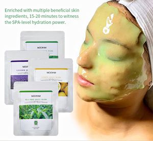 100g 24k Gold Jelly Face Mask Powder Gel Rose Skin Care Powder for Collagen Peel Off Mask Beauty Salon DIY Spa Mask