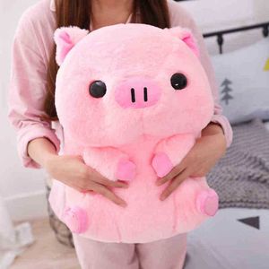 Plush Toys Pig High Quality Soft Cuddle Animal Cartoon Pillow Cushion Kids Sleeping Sushi Companion Girls Xmas Gift J220729