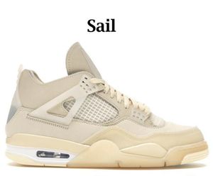 University Blue 4s Men Basketball Shoes Sail White Oreo Black Cat Pure Money Military Black Bred Mens Womens Trainer Sports Sneakers vapmax with box