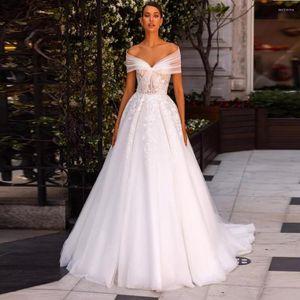 Wedding Dress Detachable Lantern Sleeves Dresses Sexy Lace Sweetheart Off The Shoulder A Line Princess Bridal Gowns