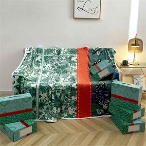 Cozy Letters Designer Blankets Winter Warm Sofa Cover Soft Thick Bed Sheet Throw Blanket 150-200CM