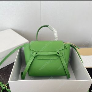 11 ألوان حقيبة حقيبة مصغرة حقائب اليد المصممة الفاخرة Crossbody Leathe