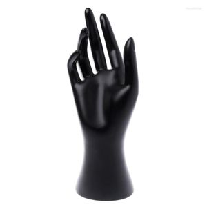 Smyckesp￥sar hand mannedocka sk￤rm Stativ manlig modell armband armband handskar ring arrang￶r h￥llare