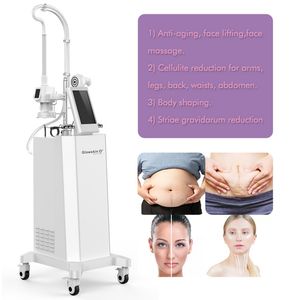 360 Degree Rotation RF Slimming Machine Fat Reduction Golden Finger Massager Vacuum RF Roller Rotating Radio Frequency For Facial Lifting Health Care And Anti-aging