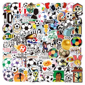 100 Soccer Stickers Party Decoration Laptop Soccer Sticker World Cup