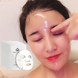 Kollagen Protein Essence Ansiktsmask Hudvård Ansiktsmasker Återfuktande Återfuktande Transparent Jelly Mask 7st/kartong