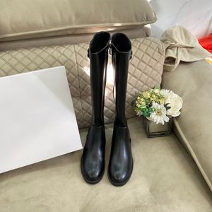 Luxury knee boots for women double B logo on the boots with size 34-40