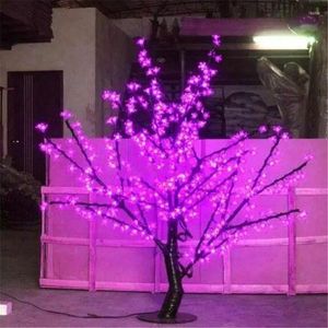 Julekorationer 7 Färger Alternativ LED Cherry Blossom Tree Outdoor Indoor Wedding Garden Holiday Light Decor 480 LEDS Vattentät