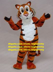 Tiger Wild Animal tema mascote fantasia adulto desenho animado de caráter de caráter de traje propaganda shopping shopping zz7605