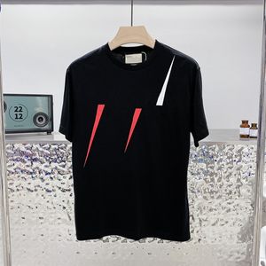 Summer Mens T-Shirts Designer Women Apparel Shirts G Letter Round Neck Loose Trend Kort ￤rmkl￤der