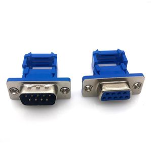 Lighting Accessories DIDC9 DB9 MALE Serial Port CONNECTOR IDC Crimp Type D-Sub RS232 COM CONNECTORS 9pin Plug 9p Adapter FOR Ribbon Cable