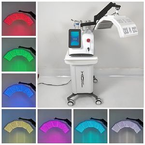 6 In 1 Photodynamic PDT LED Red Light Therapy Hydra Dermabrasion Facial Machine Skin Rejuvenation Acne Wrinkle Removal Whitening SPA Led Lamp Salon Device Sale