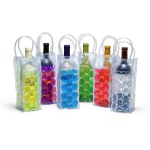 Secchielli per il ghiaccio e dispositivi di raffreddamento Bottiglia di vino Zer Bag Chilling Cooler Ice Beer Cooling Gel Holder Carrier Liquore portatile Cold Tools Drop Deli Dhksv