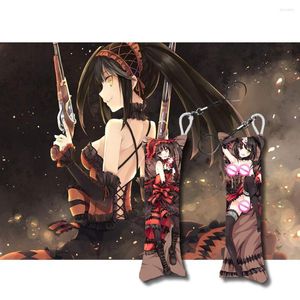 Schlüsselanhänger DATE A LIVE Tokisaki Kurumi Anime Schlüsselanhänger Mini Dakimakura Kleines Kissen Rucksack Dekoration Tasche Niedlicher Anhänger Telefon Schlüsselanhänger