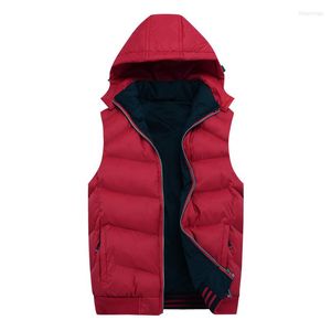 Gilet da uomo SUPUSCREAT Giacca da uomo di marca Gilet senza maniche Con cappuccio Moda Cappotti casual Uomo Gilet con cerniera da uomo imbottito in cotone