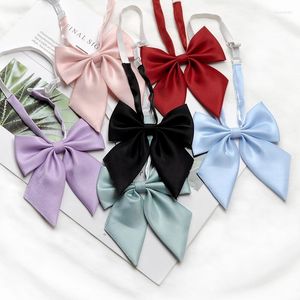 Bow Ties JK Solid Color Giant Calamus slipsar japanska uniformer Skjorta College Style School Uniform Sailor Suit Academic