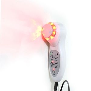 Eye Massager 3Mhz Ultrasonic Face 7 LED Skin Rejuvenation Iontophoresis Care Cleaner Beauty 110-240V 221107