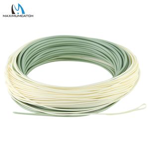 Linea della treccia Massima battaglia in uscita pesca a mosca corta 6-10WT 100 piedi in avanti acqua salata in avanti con 2 loop saldati 221107