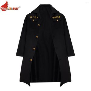 Vestes pour hommes Tokyo Revengers Anime Costume Costume Unisexe Cardigan à manches longues Adult Studen Black Casual Sport Jacket Cosplay
