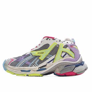 Runner Sneaker 7.0 Homens de corrida para mulheres, designers de malha preta e nylon Paris mais recentes 7 treinadores brancos rosa azul-qualidade superior