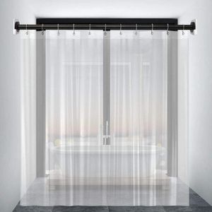 Shower Curtains Magnetism Clear Curtain Liner Waterproof Plastic Bath Transparent Bathroom Mildew PEVA With Magnet