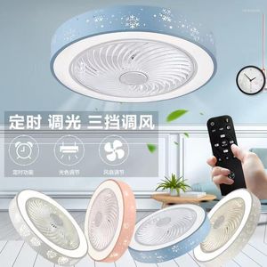 Ceiling Fan Lamp Bedroom Living Room Dining Ultra Thin Invisible