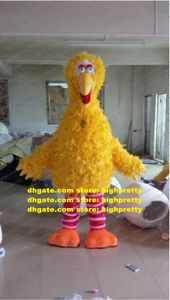 Mascotte di grandi uccelli giallo costume da cartone animato per adulti abiti da abbigliamento cosplay costume willmigerl plying a noleggio zz7712