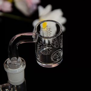 漫画クォーツバンガーネイルドメレス喫煙アクセサリー10mm 14mm 18mm男性女性45/90°TERP Slurper for Bong Dab Oil Rigs