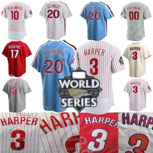 2022 Custom S XL Bryce Harpe Jersey Rhys Hoskins JT Realmuto Men Youth Any Name Any Number Jerseys Stitched