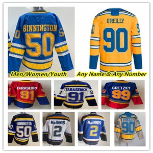 Vladimir Tarasenko Hóquei Jerseys Brayden Schenn Justin Faulk Niko Mikkola Robert Thomas Kyrou Ryan O'Reilly Binnington Barbashev Brett Hull Brandon Saad parayko