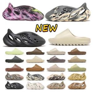 Designer Slide Damen Hausschuhe Sommer Slides Schuhe Onyx Strand Sandalen Wüste Sand Knochen Reines Harz Orange Erde Braun Ruß Herrenmode