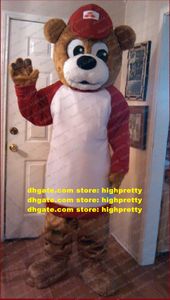 Professional Custom State Farm Bear Mascot Costume Adult Cartoon Character Outfit Fandango Dancing Party Scenic Spot zz7713