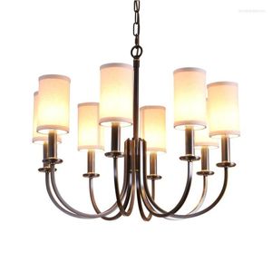 Chandeliers Nordic Lustre Rustic Black Chandelier Lighting Modern Led Light Ceiling Vintage Candlestick Dining Room Lamp