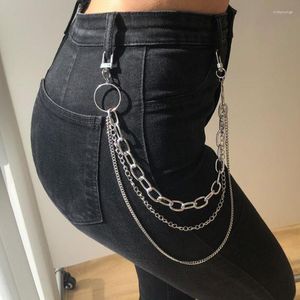 Chave de chaves de chaves de calça de calça de jeans para usar acessórios estéticos unissex egirl harajuku