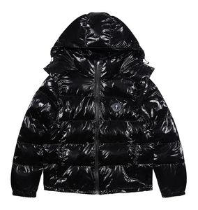 Мужские куртки топ Trapstar Coats Мужские женщины вышивка блестящая черная иурогатная куртка Съемный капюшон высококачественный