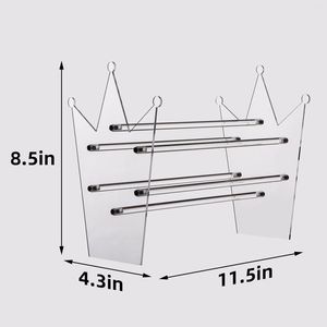 Bolsas de joias Removível Págrim de cabeça removível Transparent Jewellery Organizer BAR RACK TORRE DIY BRACELETO PARA AUTAÇÃO GENRA MUNHER