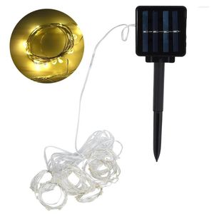 Strings Outdoor Solar Power 120 LED Wodoodporne układy chipsów parasolowe światła sznurkowe do ogrodowej lampy dekoracyjnej