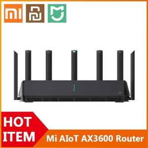 NUEVO XIAOMI MI AIOT Router AX3600 Wifi 6 Dual-Band 2976 MBS Gigabit Tasa WPA3 Cifrado de seguridad Mesh Wifi SE￑AL AMPLIFI243R193O