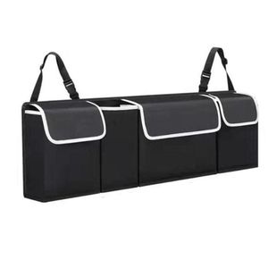 Car Organizer Trunk Storage Bag Rear For Suv Seat Chair Back Oxford Cloth Material Black Large Capacity2946