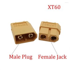 Aydınlatma Aksesuarları 1/2/5 PAIR XT60 Güç Konnektörü Fişi XT-60 Erkek Kadın Jack Socket RC LIPO Pil Adaptörü Quadcopter