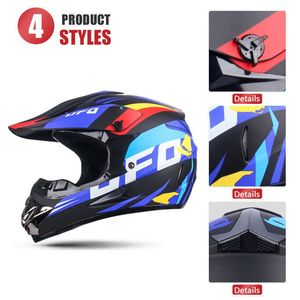 Caschi da ciclismo UCHOOSE Casco da moto Professionale Motocross Casco da fuoristrada Bambini Accessori per moto ATV Capacete De Moto Ike Downhill T221116