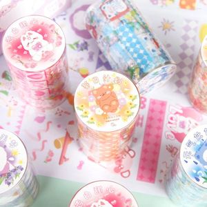 Gift Wrap Lovely Animal Friends Pet Special Oil Washi Tapes School Supplies Masking Tape Adhesive DIY Scrapbooking Sticker