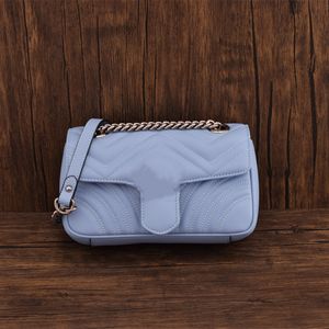 Damentaschen Flap-Handtasche für Damen, Weihnachtsgeschenke, Rabatt ins Hot 446744, Luxus-Designer-Tasche, Geldbörse, Burse-Notiztasche, Makronen-Geldbeutel, 22–13–6 cm