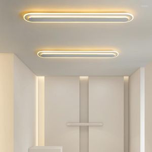 Lampadari Lunga Striscia Led Corridoio Corridoio Moderno E Minimalista Ingresso Portico Luce Nordic Creativo Guardaroba Soffitto