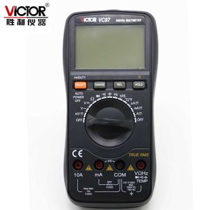 VICTOR VC97 Professional True RMS Auto Range 4000 Conti Resistenza Capacità Frequenza Temperatura Multimetro digitale